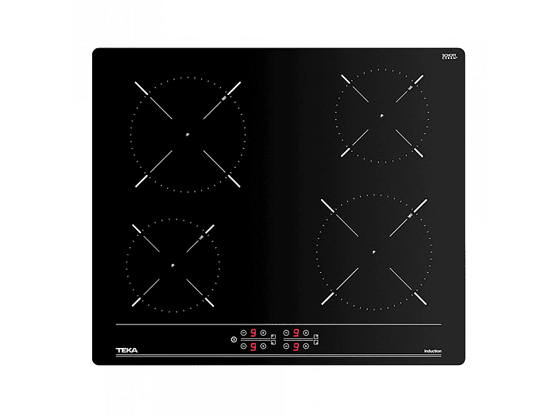 Placa de vitrocerámica - TEKA IBC 64000 TTC,  zonas, 600 mm, Black — foto 1