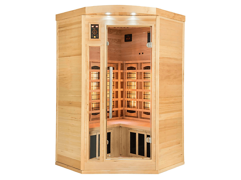 Sauna de infrarrojos - MPC POOLSTAR-SN-APOLLON-Q2C, Marrón