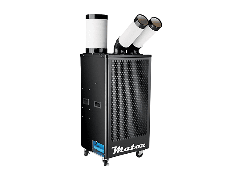 Aire acondicionado portátil - MATOR SPOT COOLER BGK-3510-3.510 W, 12000 fg/h, 2 velocidades, 120 m³, Negro