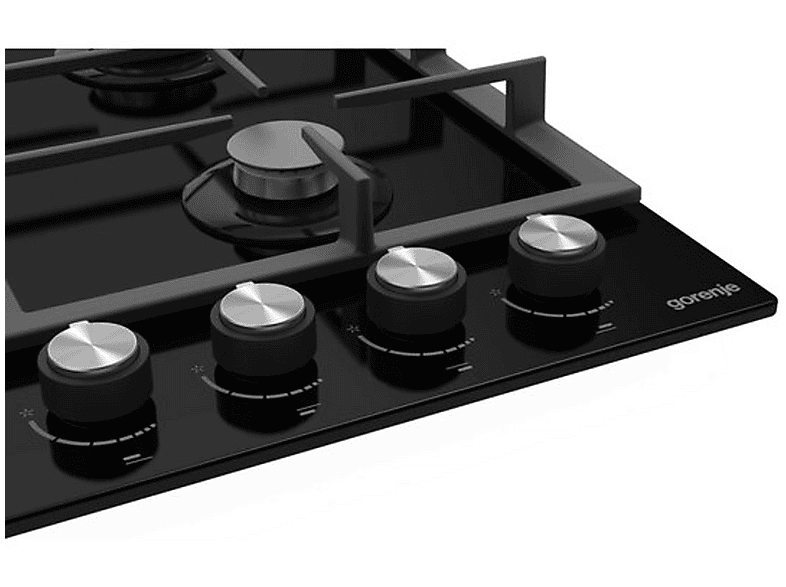 Placa de gas - GORENJE GT641KB, 4 zonas, 60 cm, Negro — foto 4