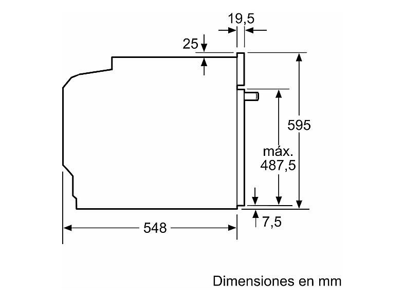 Horno - Siemens HB514AER4, Multifunción, Hidrolítica, 71 l, 60 cm, Cristal negro — foto 8