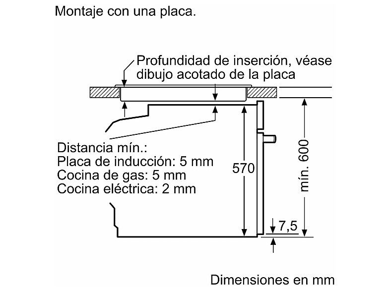 Horno - Siemens HB514AER4, Multifunción, Hidrolítica, 71 l, 60 cm, Cristal negro — foto 9