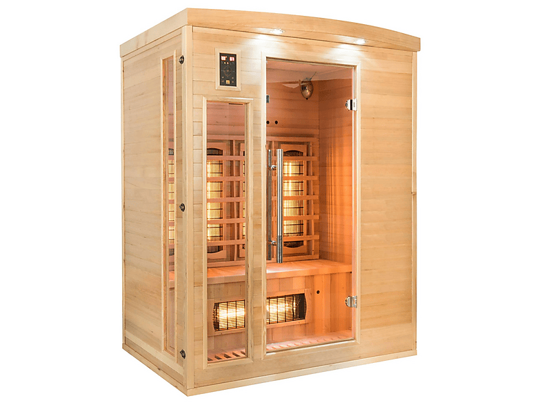 Sauna de infrarrojos - MPC POOLSTAR-SN-APOLLON-Q3, Marrón