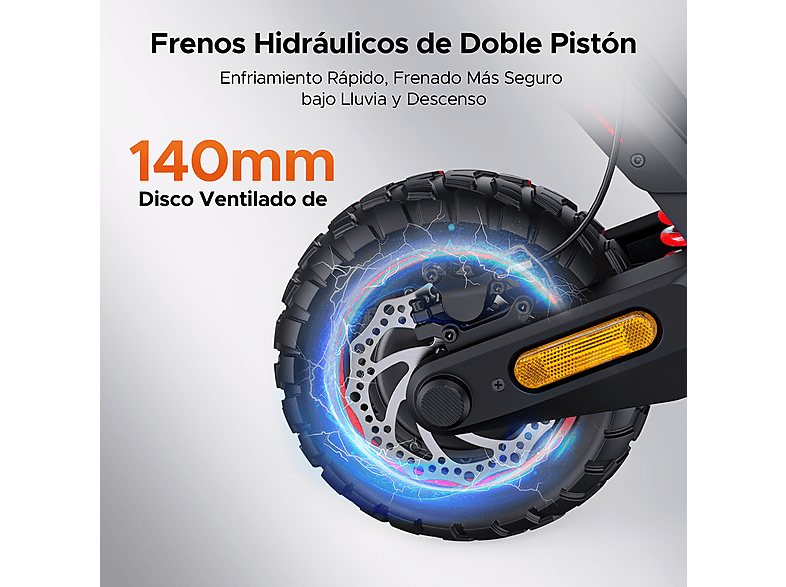Patinete Eléctrico - ENGWE Y1000, Carga máx. 120 kg, Plata — foto 5