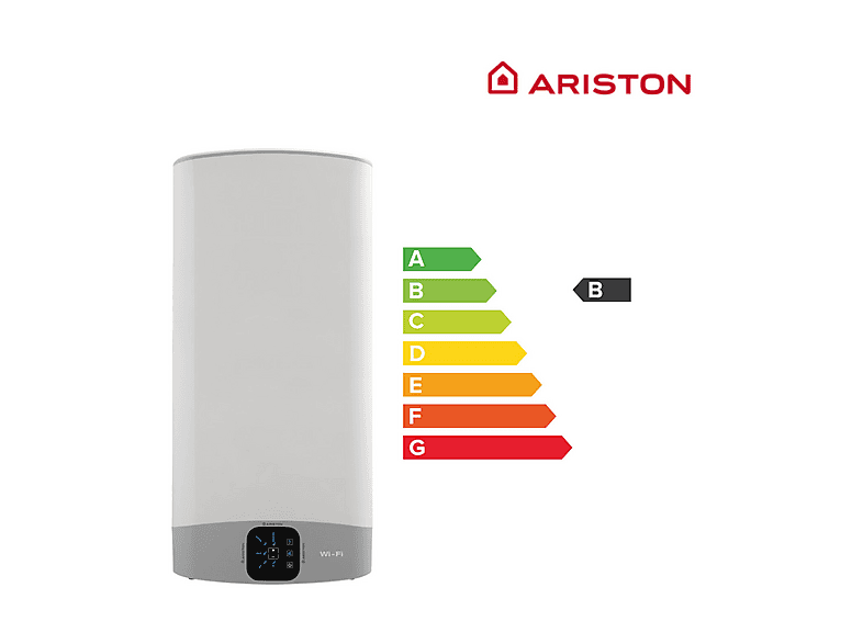 Termo eléctrico - ARISTON VELIS WIFI 80, 1500 W, 8 bar, 80 l, Blanco — foto 3