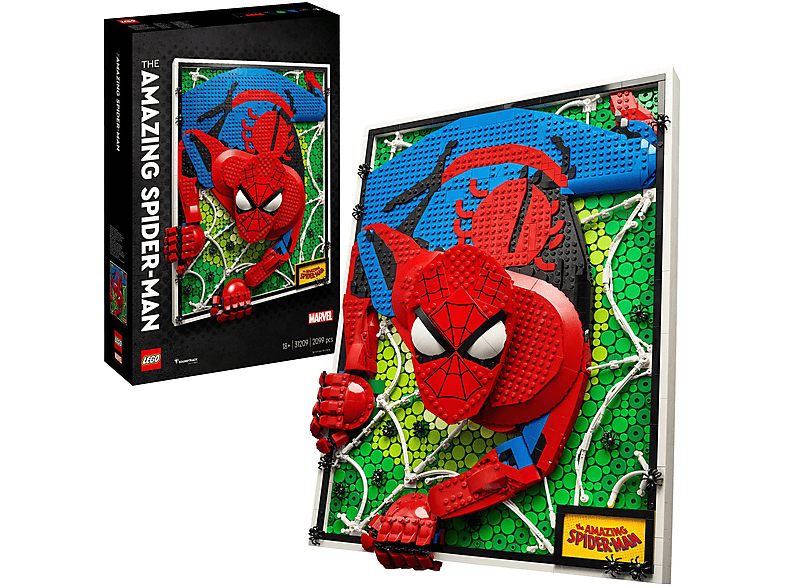 Juego de construcción - LEGO Kit de construcción LEGO® Art 31209 El Increíble Spider-Man (2099 piezas), edad recomendada: 18 año(s), 2099 piezas