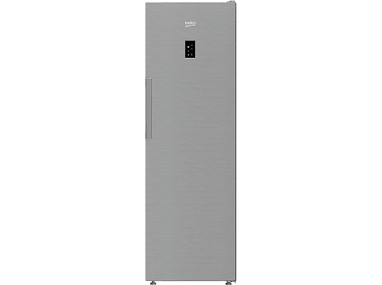 Congelador vertical - BEKO B3RFNE314XB, 313 l, 186,5 cm, Color Inox