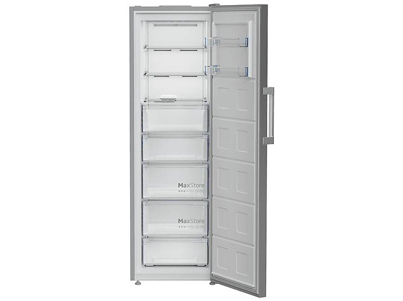 Congelador vertical - BEKO B3RFNE314XB, 313 l, 186,5 cm, Color Inox — foto 4