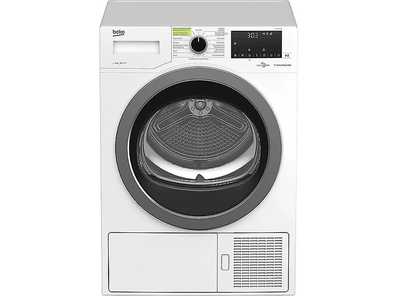 Secadora de condensación - BEKO DH 9532 GAO, Bomba de calor, 1 kg, 15 programas, Blanco — foto 4