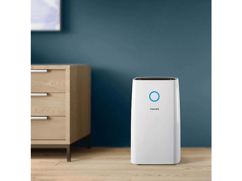 Deshumidificador - PHILIPS 3000 series DE3306/11, 4 l, 150 m³, Blanco, Gris claro — foto 4