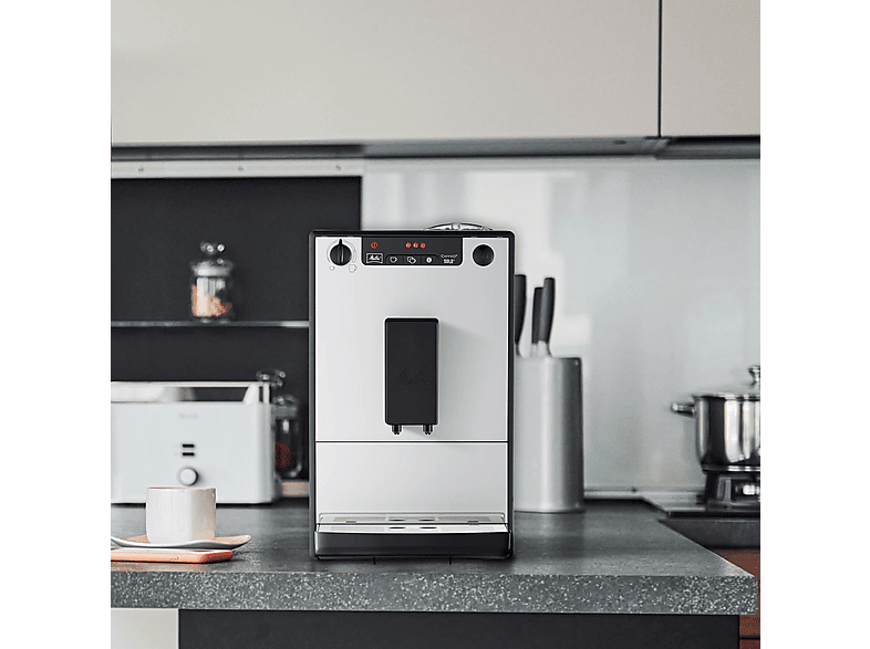 Cafetera - MELITTA E950-766, 15,0 bar, 1400 W, 2,0 tazas, Plata — foto 5