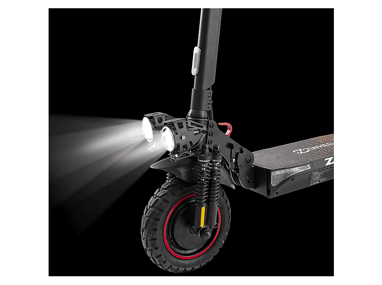 Patinete eléctrico - ZWHEEL ZRino Duo, Pot. máx. 2000 W, Carga máx. 120 kg, 45 km autonomía, 12500 mAh, Negro — foto 4