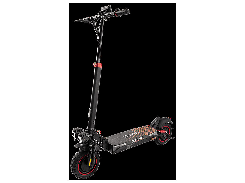 Patinete eléctrico - ZWHEEL ZRino Duo, Pot. máx. 2000 W, Carga máx. 120 kg, 45 km autonomía, 12500 mAh, Negro — foto 5