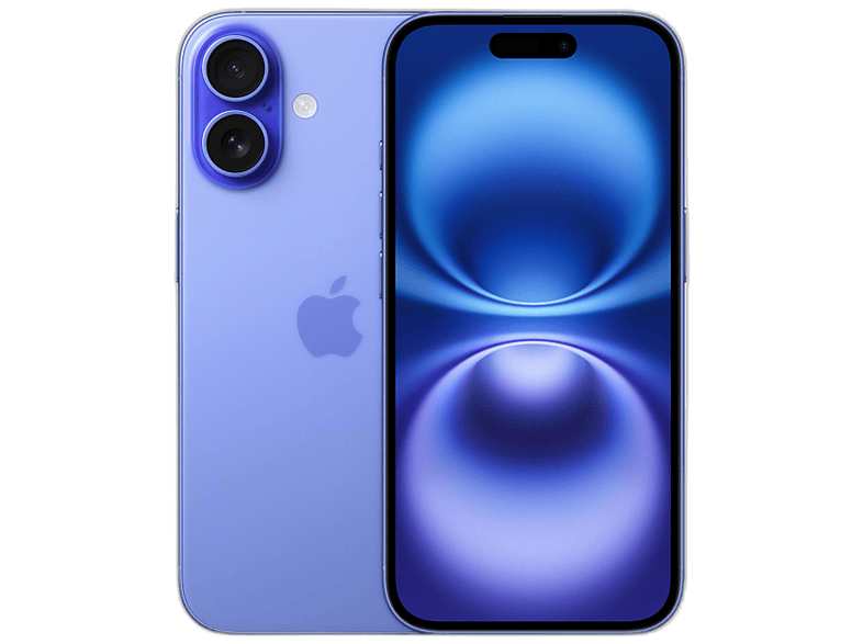 Apple iPhone 16, Azul ultramar, 128 GB, 5G, 6.1 " OLED Super Retina XDR, Chip A18 Bionic, iOS