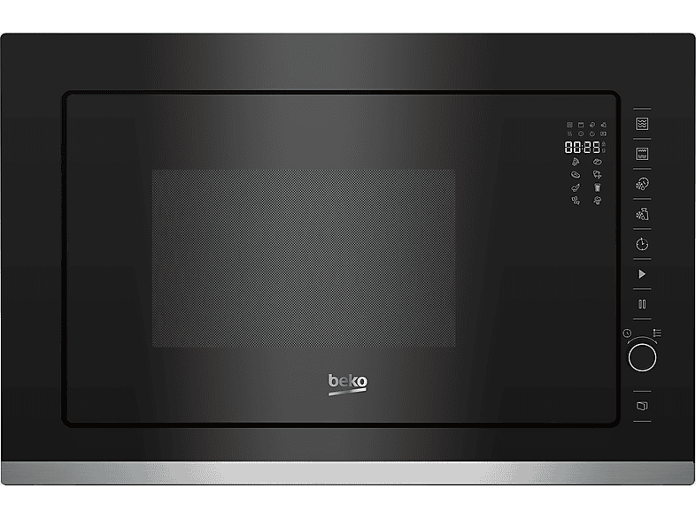 Microondas libre instalación - BEKO BMGB25333X  25L, 900 W, 5 potencia, 25 l, Acero Inoxidable