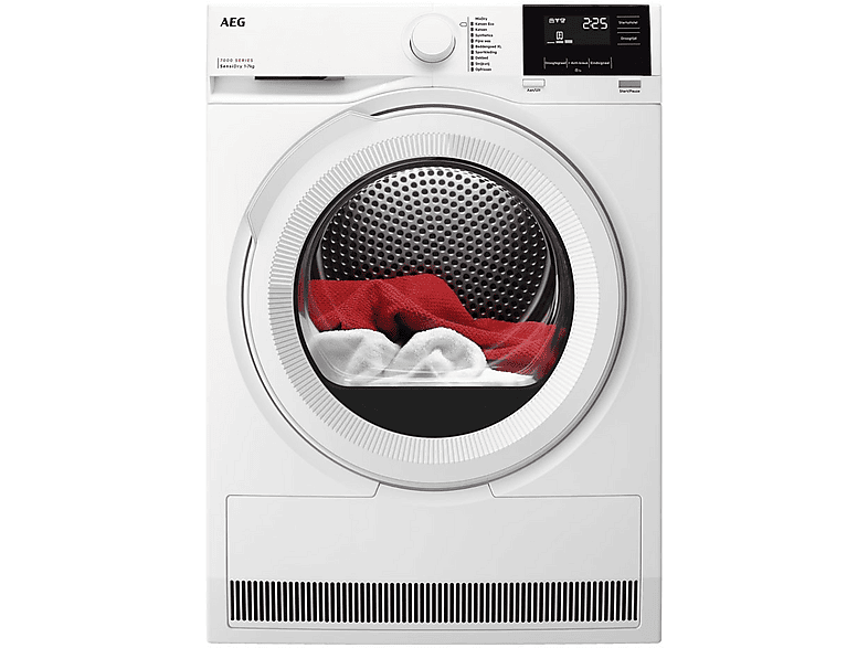 Secadora bomba de calor - AEG Series 8000 TR818A1OB, Eléctrico, White