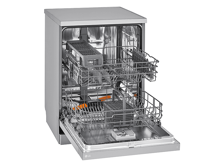 Lavavajillas - LG DF142FV, 14 servicios, 5 programas, 60 cm, QuadWash™, Inverter Direct Drive™, Inox antihuellas — foto 12