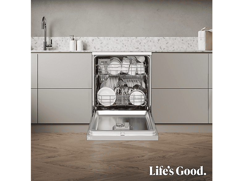 Lavavajillas - LG DF142FV, 14 servicios, 5 programas, 60 cm, QuadWash™, Inverter Direct Drive™, Inox antihuellas — foto 16