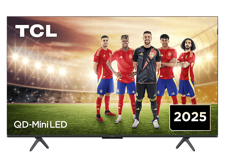 TV QD-Mini LED 50" - TCL 50C6KS, 4K HDR Premium, FALD, Smart TV con Google TV, Dolby Vision IQ·Atmos, 60Hz, Wifi