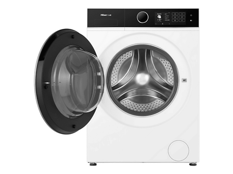 Lavadora carga frontal - Hisense WF5I1045BWQ , 10.5 kg, 1400 RPM, 18 programas, Fondo reducido 55.5 cm, Autodosificación, Blanco — foto 11