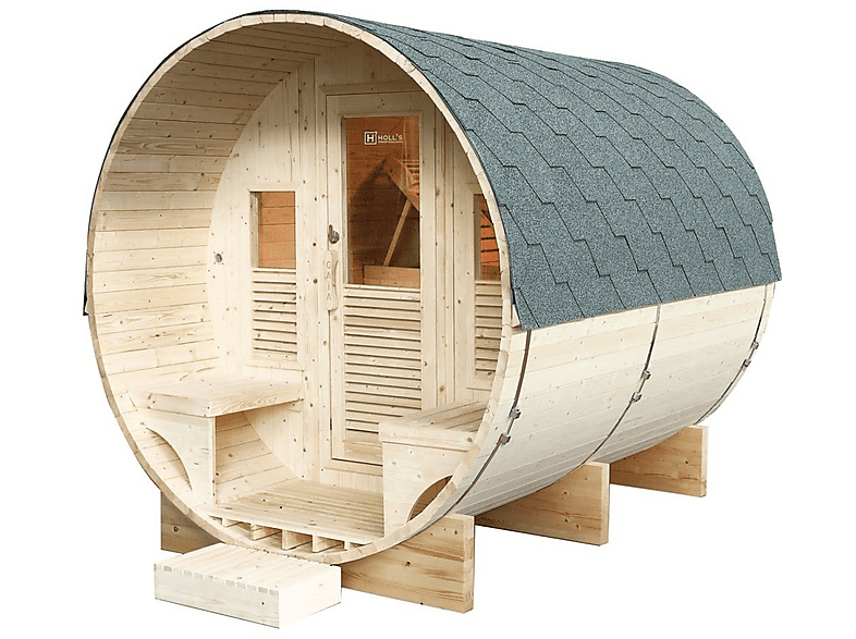Sauna de exterior - MPC POOLSTAR-HL-T250E, Marrón — foto 1