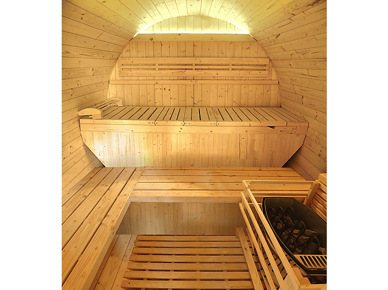 Sauna de exterior - MPC POOLSTAR-HL-T250E, Marrón — foto 2