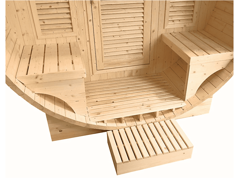 Sauna de exterior - MPC POOLSTAR-HL-T250E, Marrón — foto 3
