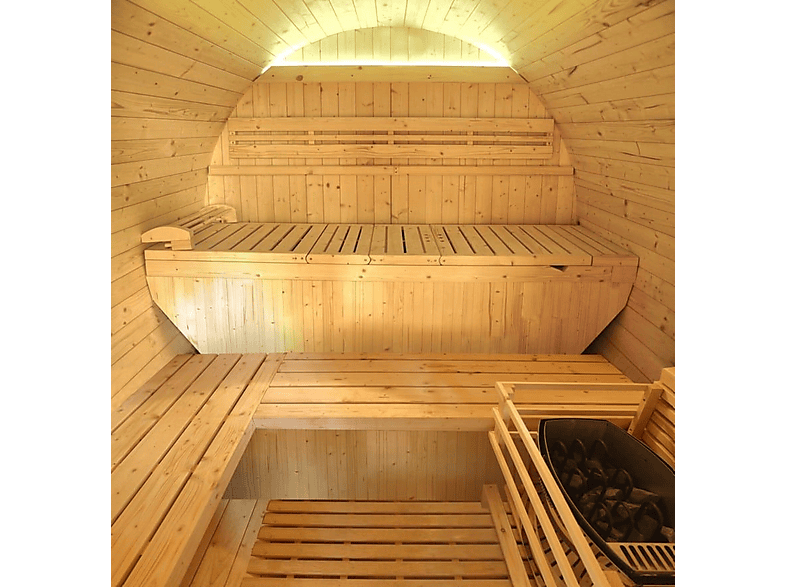 Sauna de exterior - MPC POOLSTAR-HL-T250E, Marrón — foto 4