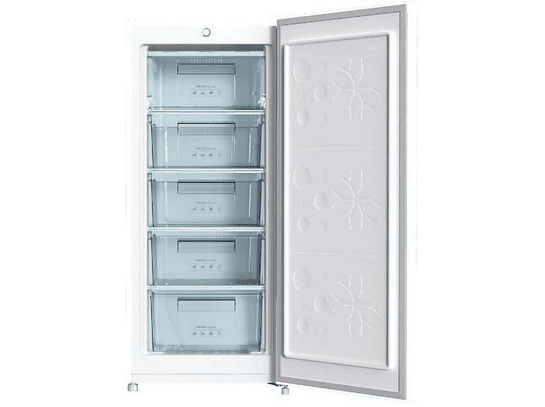 Congelador vertical - INFINITON CV-A125B, 140 l, 125,9 cm, Blanco — foto 2