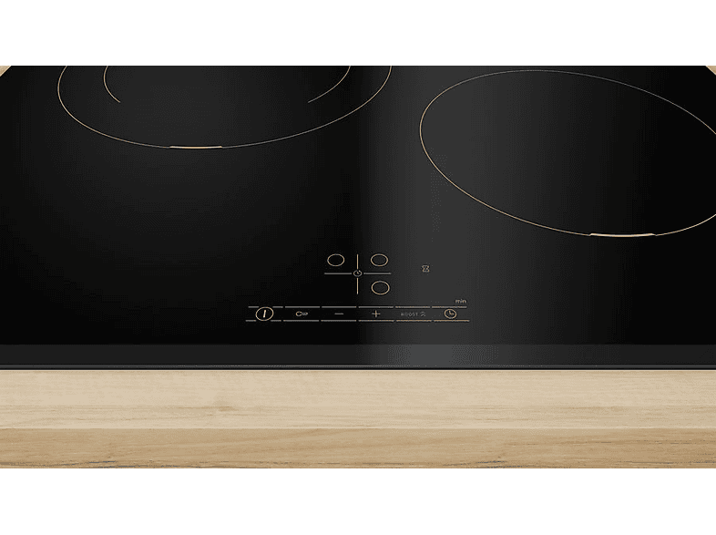 Placa inducción - Bosch PIJ631BB5E, 3 zonas, Zona grande 28 cm, Control TouchSelect, función Sprint, 59.2 cm, Negro — foto 5