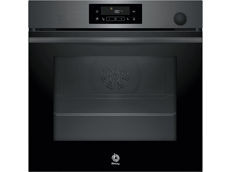Horno a vapor - Balay 3HA4121G3, Multifunción, Aquálisis, 71 l, Función Freidora de aire,  Función Vapor Plus,60 cm, Negro