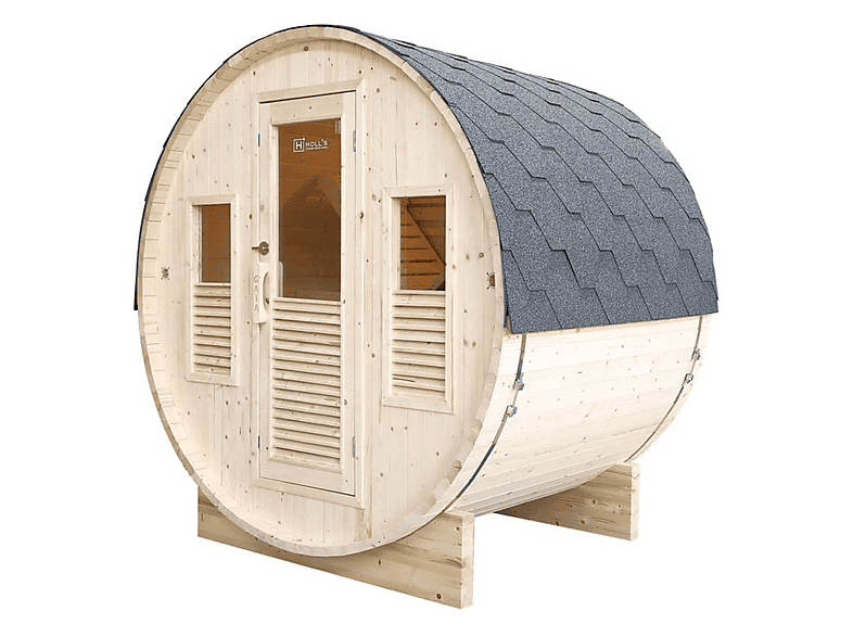 Sauna de exterior - MPC POOLSTAR-HL-T160E, Marrón