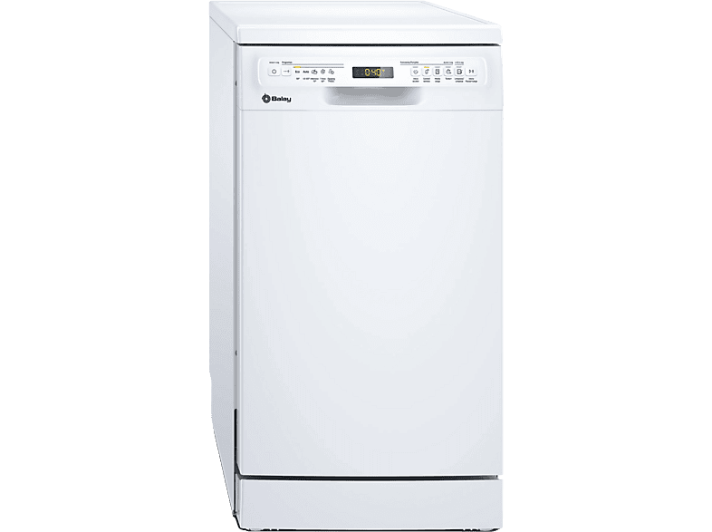 Lavavajillas - Balay 3VN5331BA, 10 servicios, 5 programas, 45 cm, Home connect, Blanco