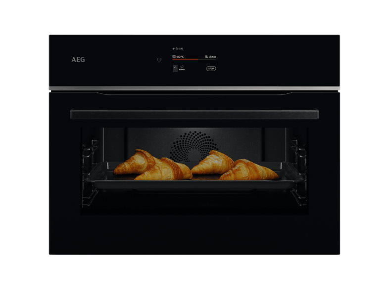 Horno pirolítico - AEG TA7PK721B, Integrable, Pirolítico, 45 l, 595 mm, Negro