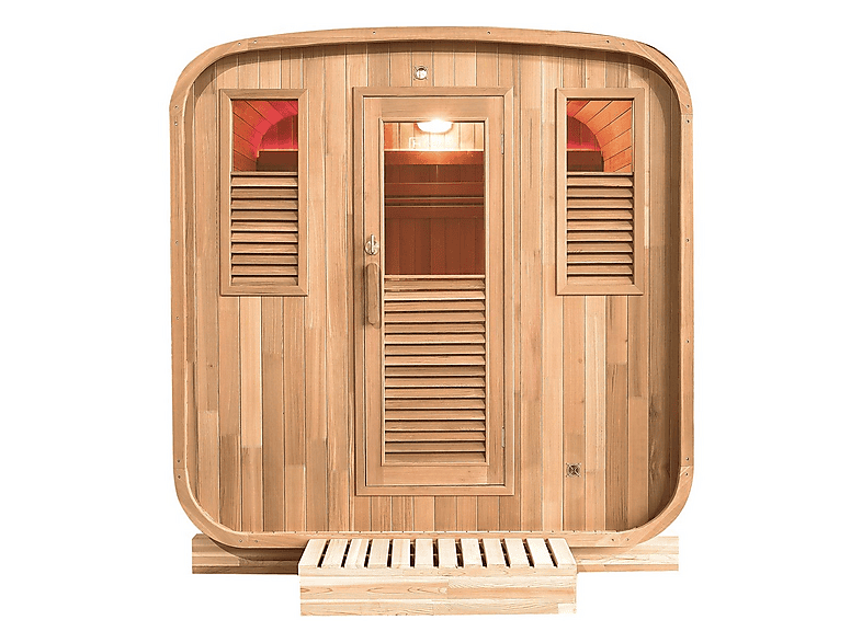 Sauna de exterior - HOLLS Gaia Nova 6 Plazas, Marrón