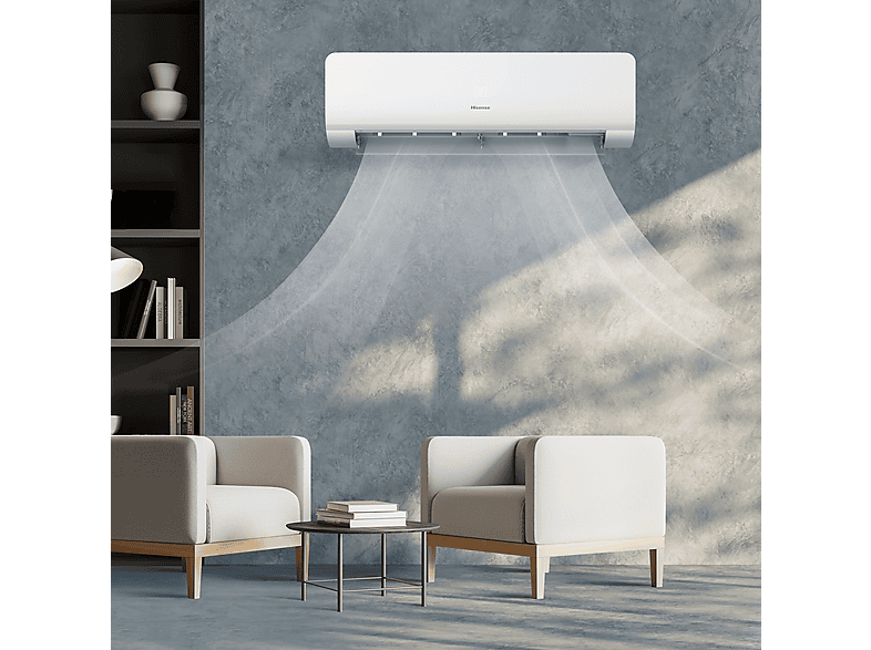 Aire acondicionado Split 1 x 1 - Hisense KC50 Smart Clima, 5000 fg/h, Wi Fi, Autolimpieza, Blanco — foto 10
