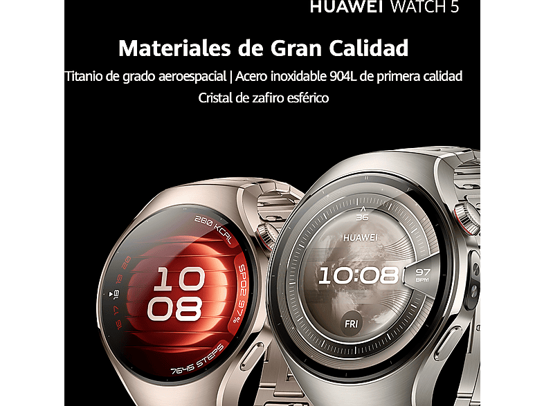 Smartwatch - Huawei Watch 5, 46mm, 32 GB, NFC, Llamadas celulares eSIM, Morado (Ref. 1598838) — foto 3