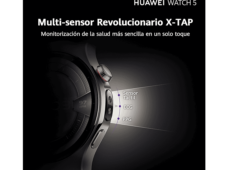 Smartwatch - Huawei Watch 5, 46mm, 32 GB, NFC, Llamadas celulares eSIM, Morado (Ref. 1598838) — foto 4