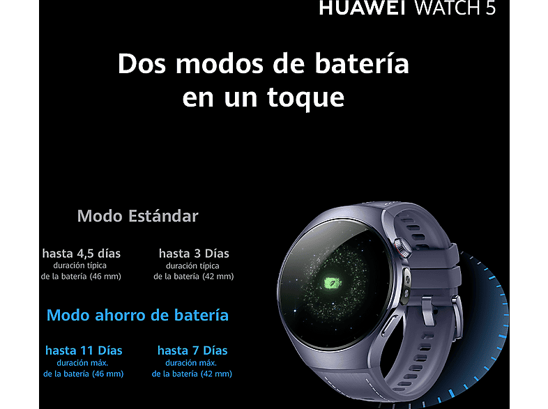 Smartwatch - Huawei Watch 5, 46mm, 32 GB, NFC, Llamadas celulares eSIM, Morado (Ref. 1598838) — foto 7