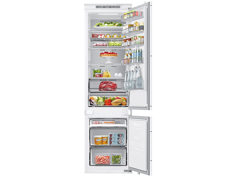 Frigorífico combi integrable - Samsung BRB80F30ADS0EF, Twin Cooling, 193.5 cm, 298 l, AI Energy Mode y Wifi, Sin panelar — foto 3
