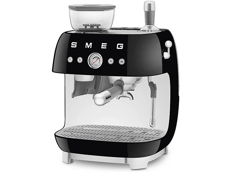 Cafetera express - SMEG  EGF03BLEU NEGRO, 15 bar, 1650 W, 2 tazas, Negro — foto 8